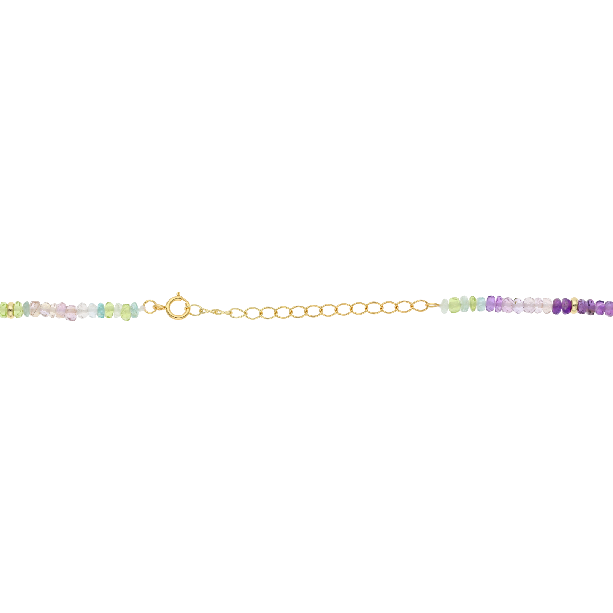 Collar San Benito semipreciosas plata