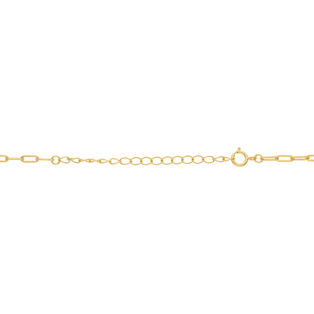 Collar clip plata 7 dijes colgantes