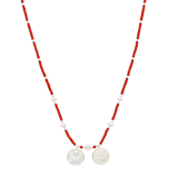 Escapulario piedras plata Virgen del Carmen plata