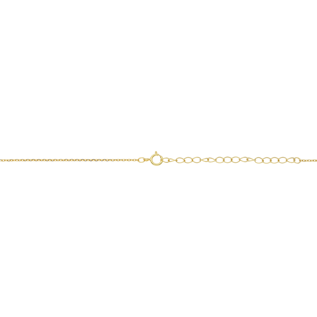 Collar medalla Guadalupe con bisel de circonias