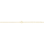 Collar medalla Guadalupe con bisel de circonias