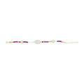 Pulsera semipreciosas Milagrosa madre perla plata