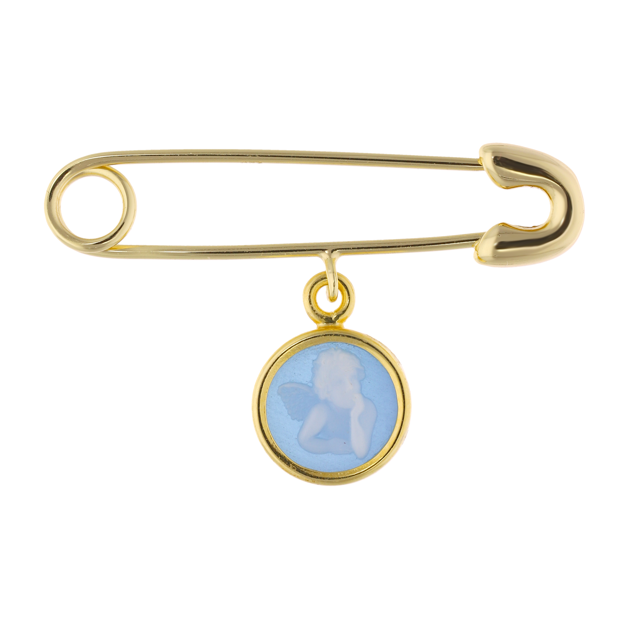 Seguro ángel ágata plata