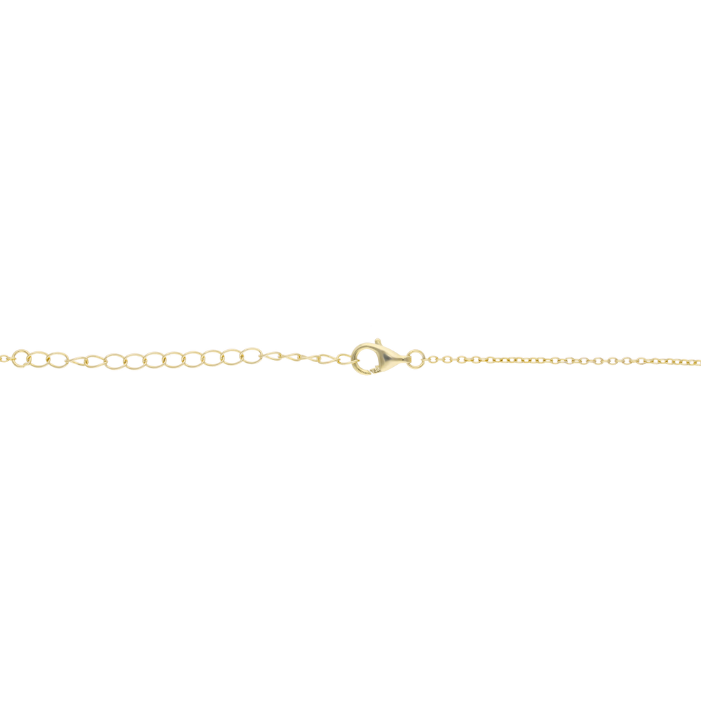 Collar Milagrosa ágata y circonias plata