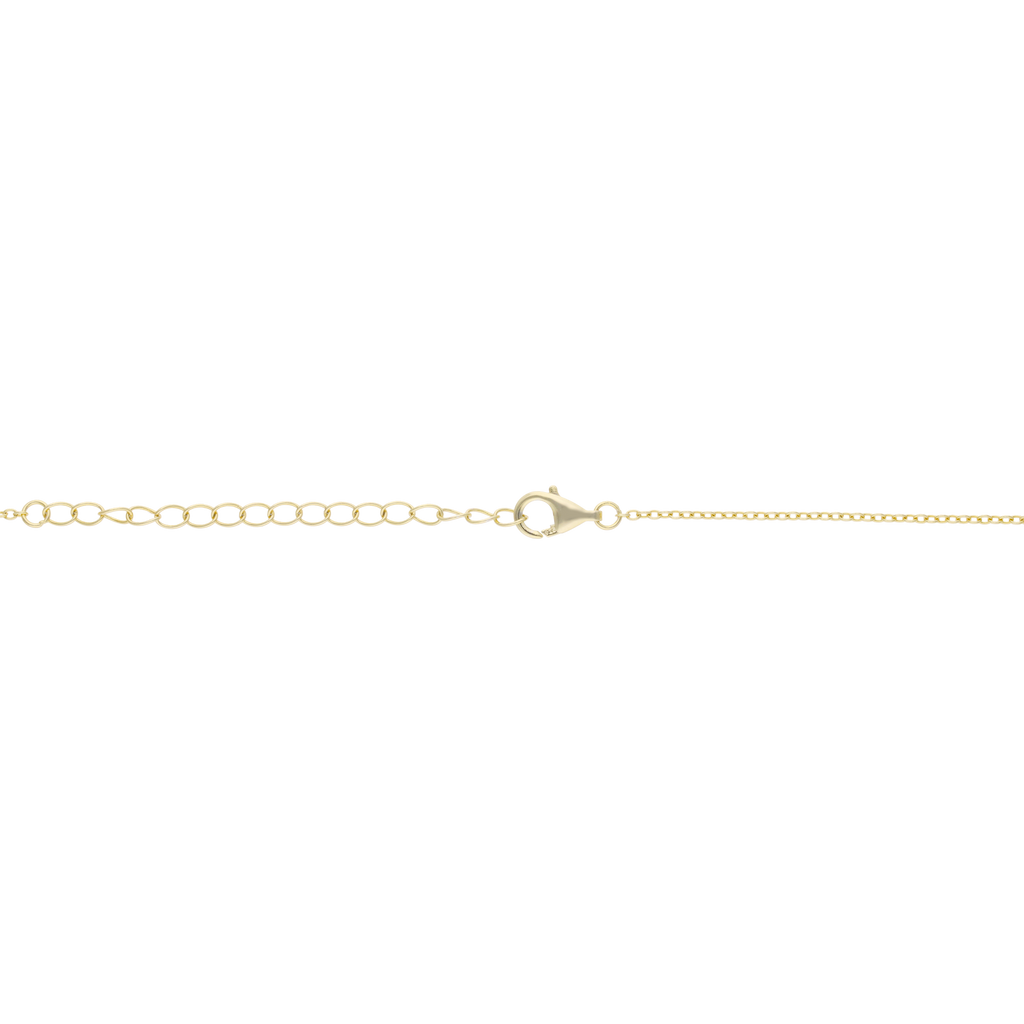 Collar Guadalupe ágata y circonias plata
