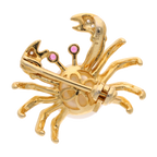 Cangrejo multiuso perla y circonias plata