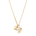 Cangrejo multiuso perla y circonias plata