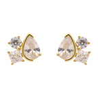 Set anillo y broquel circonias multishape plata