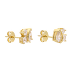 Set anillo y broquel circonias multishape plata
