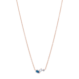 Set circonias azules plata rosa