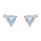 Set circonia azul plata amarilla