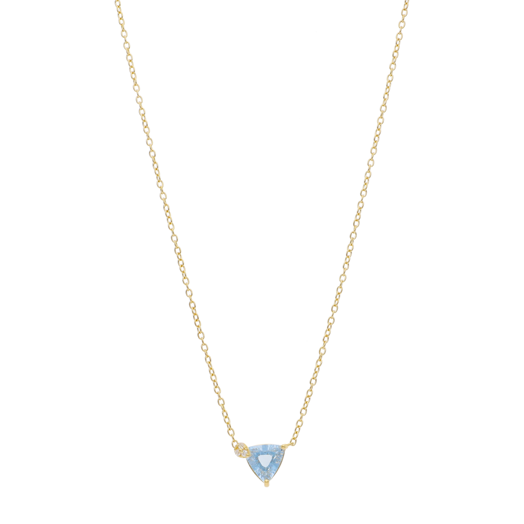 Set circonia azul plata amarilla
