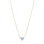 Set circonia azul plata amarilla