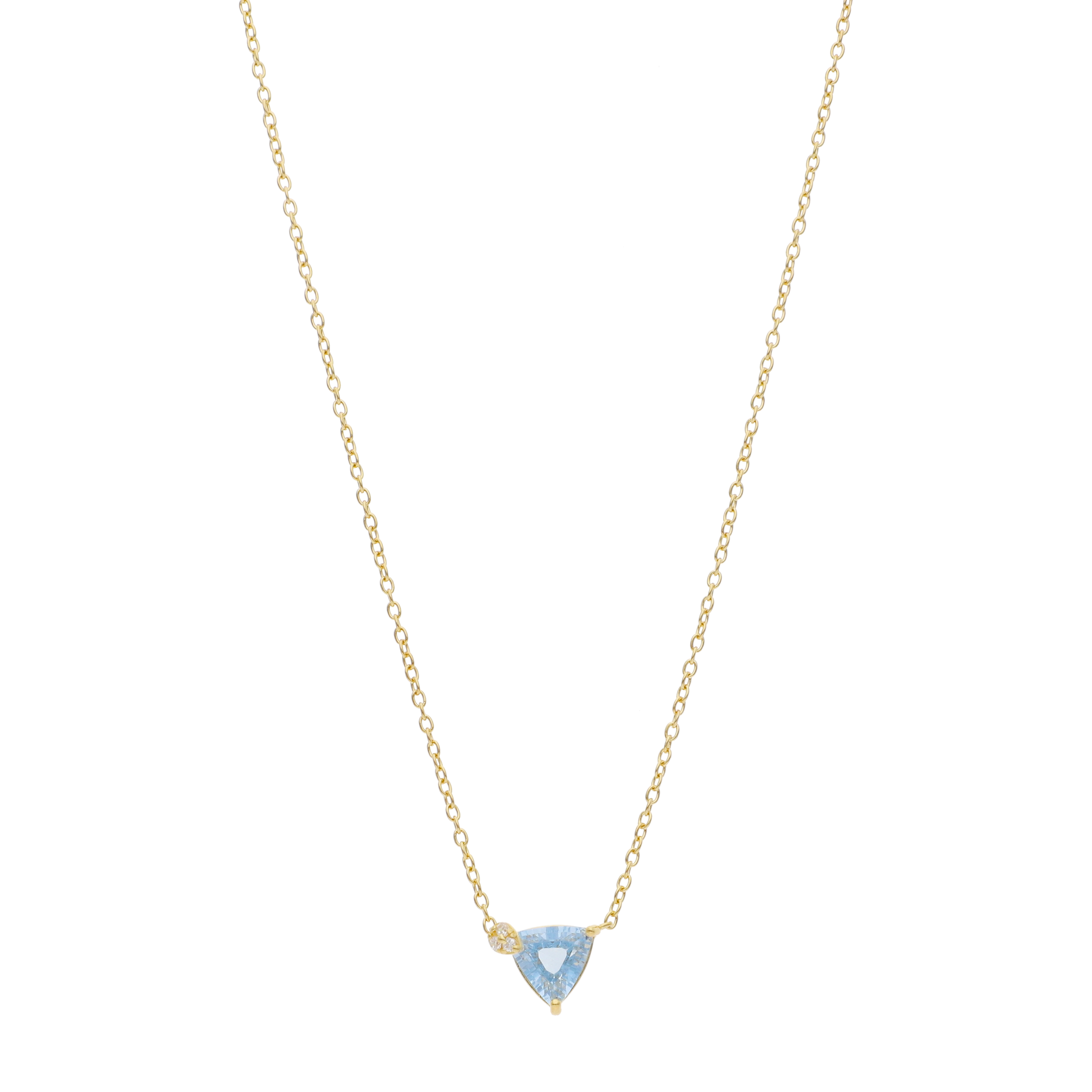 Set circonia azul plata amarilla