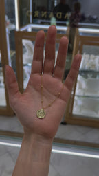 Collar bolitas Milagrosa plata