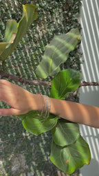 Pulsera 5mm con circonias 14K