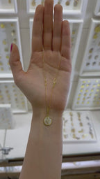 Collar estrella del norte madre perla plata