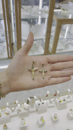Cruz Cristo 14K