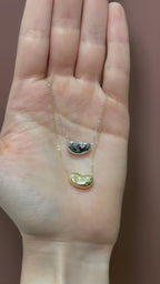 Collar dije frijol 14K