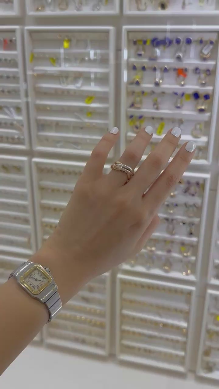 Anillo 3 argollas 10K