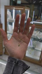 Collar plata cruz mini circonias