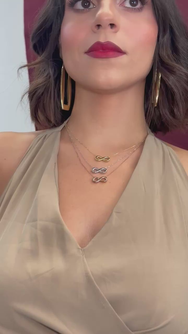Collar dije infito 14K