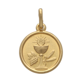 Medalla Cáliz oro amarillo 14K