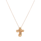 Collar dije cruz 14K