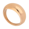 Anillo cabuchón hueco 14K