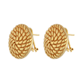 Aretes boton 14K