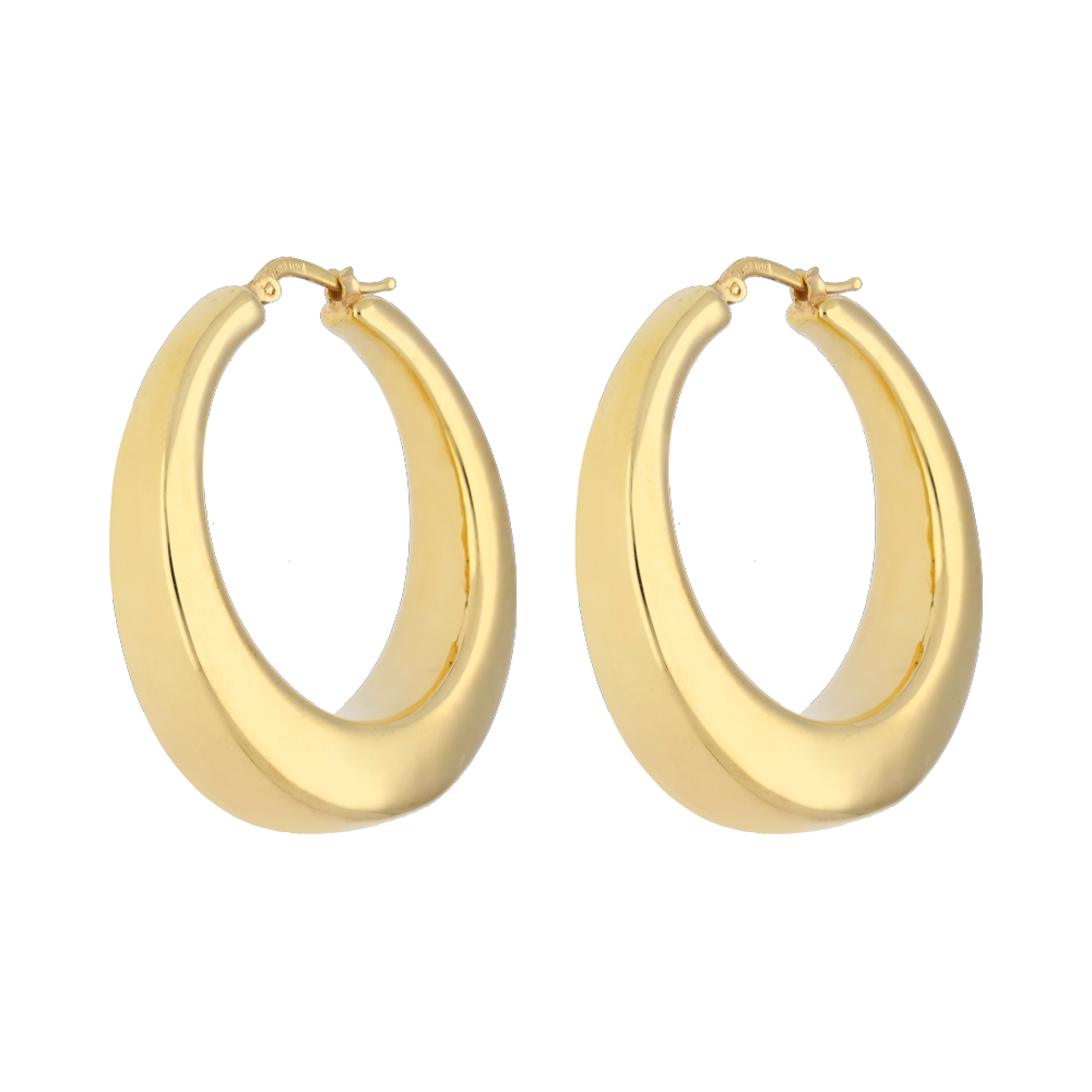 Arracadas grandes 14K