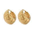 Arracadas textura 14K