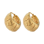 Arracadas textura 14K