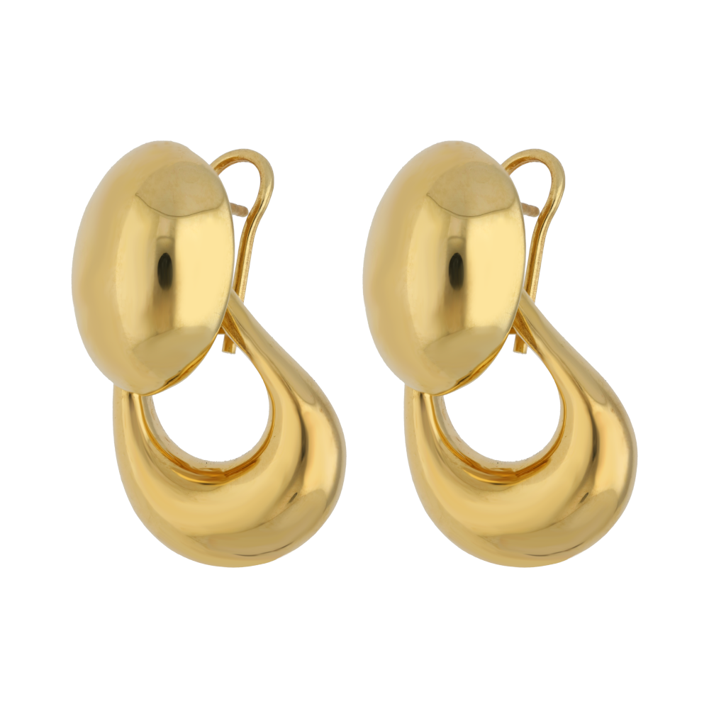 Aretes doble uso 14K