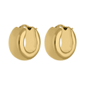 Arracadas chunky 14K