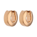Arracadas huecas 14K