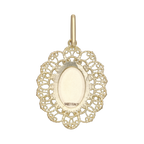 Medalla Guadalupe filigrana 14K