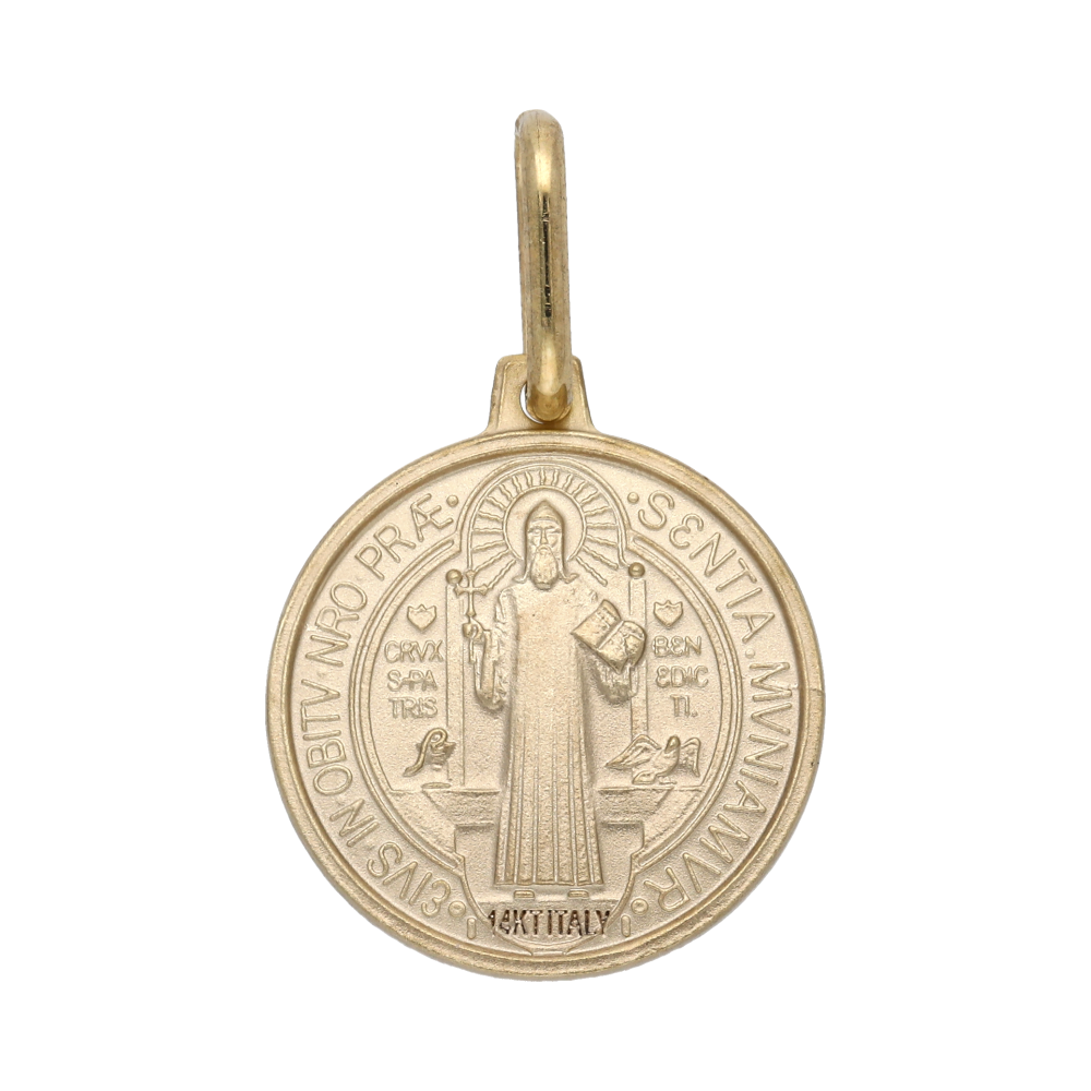 Medalla de San Benito 14K
