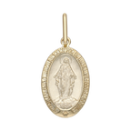 Escapulario oval Virgen Milagrosa