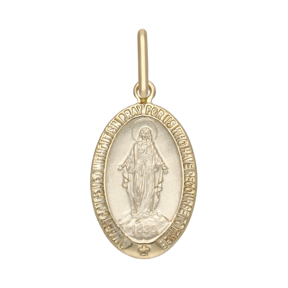 Escapulario oval Virgen Milagrosa