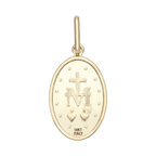Escapulario oval Virgen Milagrosa