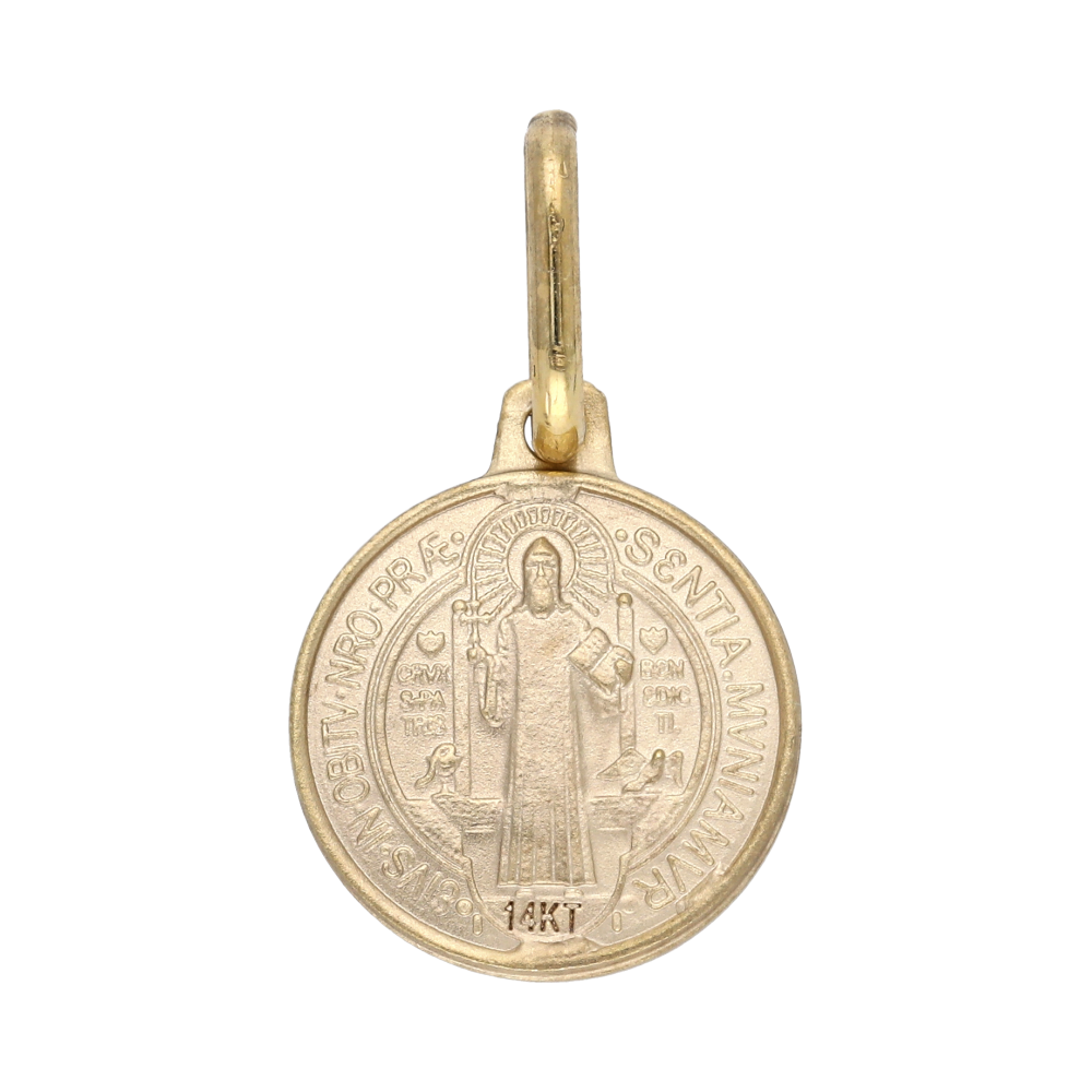 Medalla de San Benito 14K