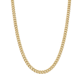 Cadena barbada 14K