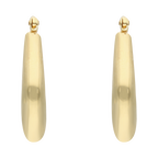Arracadas huecas 14K