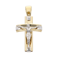 Cruz bicolor 14K