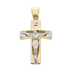 Cruz bicolor 14K