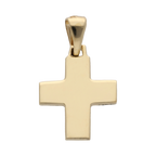 Cruz lisa 14K
