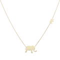 Collar elefantes 14K