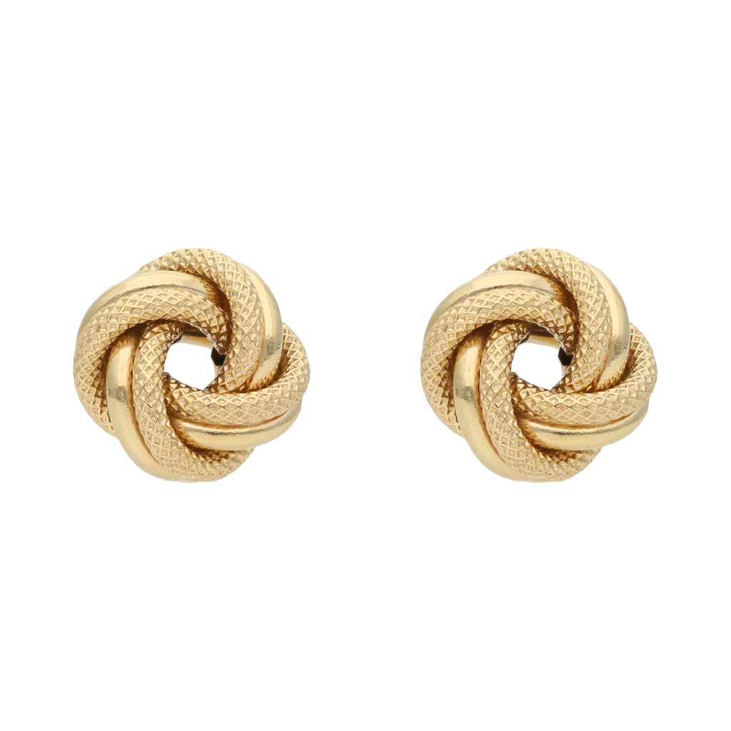 Broquel nudo textura 14K