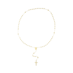 Rosario hueco 14K